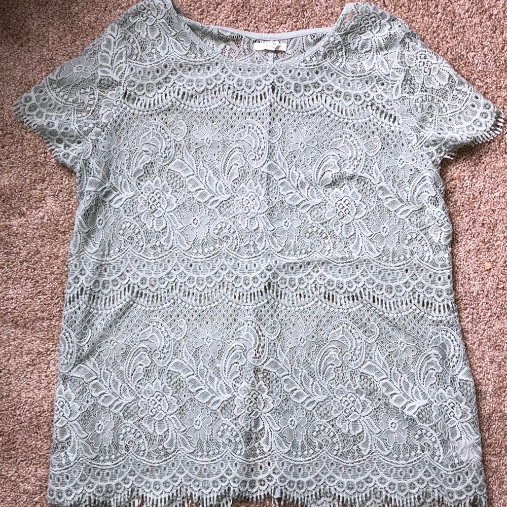 Maurices lace shirt